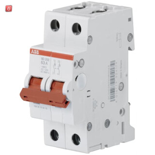 ABB2CDD282101R0025 / SD202/25 Lasttrennschalter 2P, 25A / EAN 4016779904131