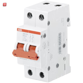 ABB2CDD272111R0016 / SHD202/16 Lasttrennschalter 2P, 16A / EAN 4016779904360