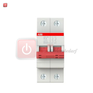ABB2CDD272111R0025 / SHD202/25 Lasttrennschalter 2P, 25A / EAN 4016779904377