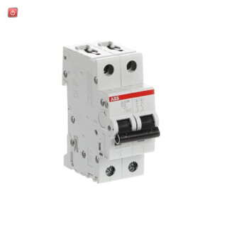 ABB2CDS272001R0021 / S202M-D2 Sicherungsautomat D-Char., 10 kA, 2 A, 2P / EAN 4016779600385