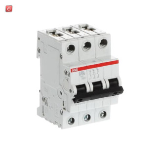 ABB2CDS253001R0825 / S203-B100 Sicherungsautomat B-Char., 6kA, 100A, 3P / EAN 4016779916295