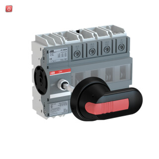 ABB1SCA135140R1001 / OT160G04P Lasttrennschalter 4-polig 160A m. Griff u. Welle / EAN 6417019638713