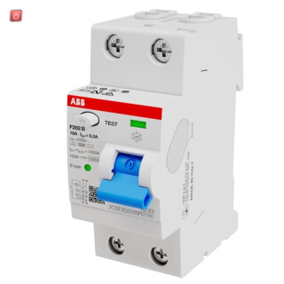 ABB2CSF202568R3160 / F202B-16/0,3 FI-Schutzschalter Typ B 2P, 16A, 300mA, 3kA, 2TE / EAN 8012542341550