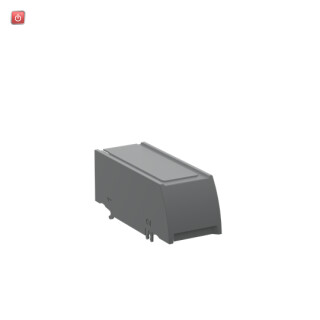ABB1SCA150193R1001 / OXES250G1S/3 Klemmenabdeckung Schnappbefestigung grauer Kunststoff / EAN 6417019801506