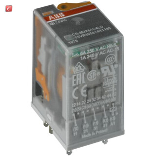 ABB1SVR405613R3100 / CR-M230AC4L Steckbares Interface-Relais 4We, A1-A2=230VAC, 250V/6A, LE / EAN 4013614497766