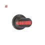 ABB1SCA109848R1001 / OHB45L6 Pistolengriff schwarz 45mm Wellen-ø 6mm / EAN 6417019431437
