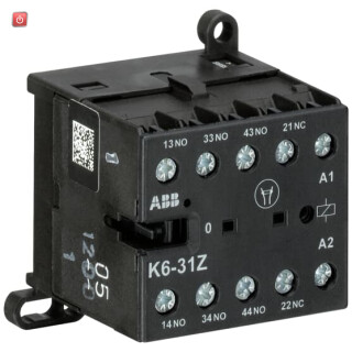 ABBGJH1211001R8315 / K6-31Z-85 Kleinhilfsschütz 380-415V 40-450Hz / EAN 4013614155567
