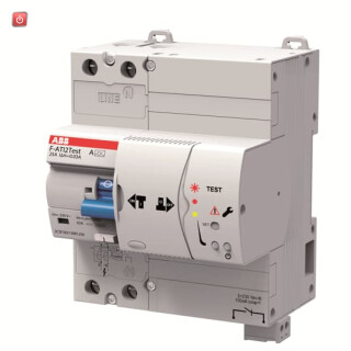 ABB2CSF302130R1630 / F-ATI2Test A-63/0,03 FI-Schalter, 5 TE 2P, Typ A, 63A, 30mA, kurzzeitv / EAN 8012542289050