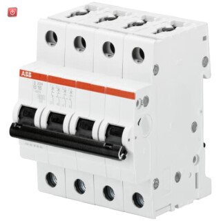 ABB2CDS254001R0505 / S204-B50 Sicherungsautomat B-Char., 6 kA, 50 A, 4P / EAN 4016779550987