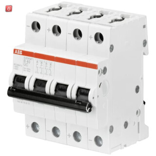 ABB2CDS274065R0404 / S204MT-C40UC Sicherungsautomat C-Char., 10kA, 40A, 4P / EAN 4013614447259