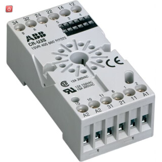 ABB1SVR405660R0000 / CR-U3S Sockel für 3We CR-U Relais / EAN 4013614528996
