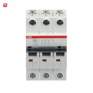 ABB2CDS253001R0824 / S203-C100 Sicherungsautomat C-Char., 6kA, 100A, 3P / EAN 4016779916288