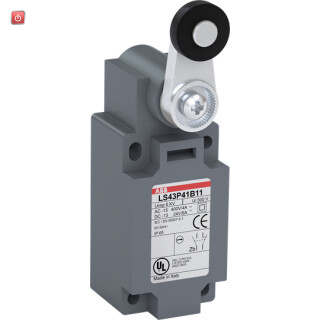 ABB1SBV010741R1211 / LS43P41B11 Standard-Positionsschalter Kunststoff-Gehäuse grau IP65 / EAN 3471522003195