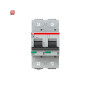 ABB2CCS862001R1635 / S802S-UCB63 Hochleist.Sicherungsautomat, 63A,B,500VDC=Icu 50kA,2P / EAN 7612271203047