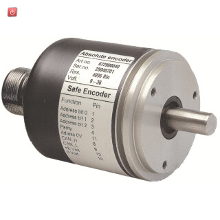 ABB2TLA020070R3300 / RSA 597 SSF6C15 PLUTO-Drehgeber Singleturn, mit 6 mm Welle, Kabel 1.5 / EAN 7320500410882