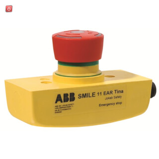 ABB2TLA030050R0100 / SMILE 11EAR TINA Not-Halt-Taster 1 x 5-poliger Stiftstecker M12, Einba / EAN 7350024432244