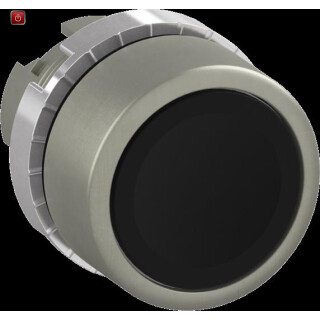 ABB1SFA184000R9006 / P9MPNNG Drucktaster flach schwarz Metall tastend, nicht beleuchtbar / EAN 7320500521052