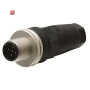ABB2TLA020055R1100 / M12-C02 M12-Stiftstecker 5-polig mit Schraubanschluss, Kabeldurchmesse / EAN 7350024452303