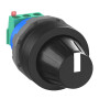 ABB1SFA611410R2106 / MT-210B Potentiometer 10 kOhm Frontring Kunststoff verchromt / EAN 7320500376188