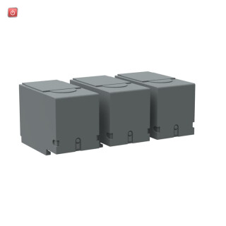 ABB1SCA022736R9060 / OTS400G1S/3 Klemmenabdeckung Schnappbefestigung grauer Kunststoff / EAN 6417019238630