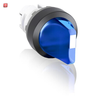 ABB1SFA611200R1104 / M2SS1-11L Leuchtwahlschalter-Vorsatz B-C blau, 2 Stellungen, kurzer Dr / EAN 7320500283356