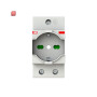 ABB2CSM210000R0701 / SCHUKO Italien P11/P17 M1170 lichtgrau, RAL 1173 / EAN 8012542027454