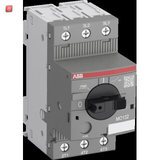 ABB1SAM360000R1009 / MO132-6.3 Kurzschl.-Schutzschalter 6.3A / EAN 4013614400247