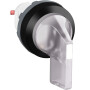 ABB1SFA611213R1108 / M3SS4-11C Leuchtwahlschalter-Vorsatz farblos, 3 Stellungen, langer Dre / EAN 7320500297049