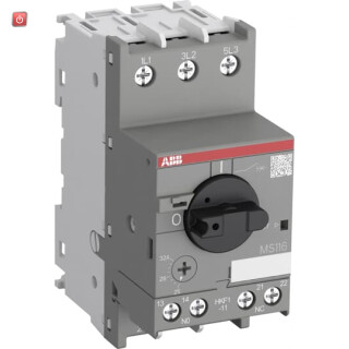 ABB1SAM250005R1015 / MS116-32-HKF1-11 Motorschutzschalter Auslöseklasse 10A, 25 ... 32 A, H / EAN 4013614405648