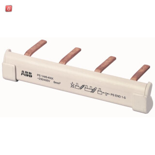 ABB2CDG924003R0011 / Sammelschiene 1phasig, 250,440 V/40 A, Cu-Querschnitt 6 qmm, L 62 mm / EAN 4016779667586