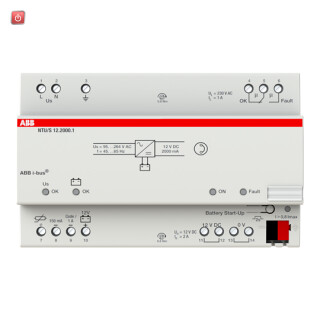 ABB2CDG110070R0011 / NTU/S12.2000.1 Unterbrechungsfreies Netzteil, 12 V DC, 2 A, REG / EAN 4016779681179