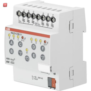 ABB2CDG110116R0011 / VAA/S6.230.2.1 Ventilantrieb-Aktor, 6fach, 230 V, REG / EAN 4016779829861