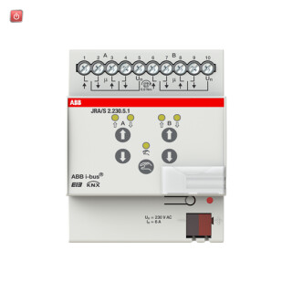 ABB2CDG110124R0011 / JRA/S2.230.5.1 Jalousie-/Rollladenaktor, Fahrzeiterm, 2f, 230 V AC, ma / EAN 4016779698436