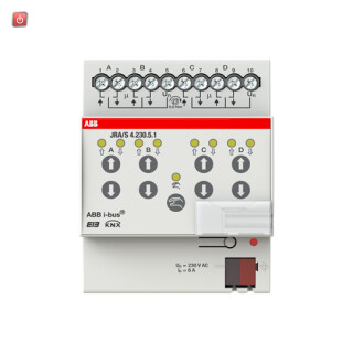 ABB2CDG110125R0011 / JRA/S4.230.5.1 Jalousie-/Rollladenaktor, Fahrzeiterm, 4f, 230 V AC, ma / EAN 4016779698443