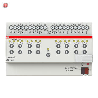 ABB2CDG110126R0011 / JRA/S8.230.5.1 Jalousie-/Rollladenaktor, Fahrzeiterm, 8f, 230 V AC, ma / EAN 4016779698450