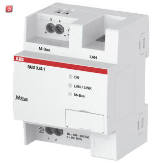 ABB2CDG110227R0011 / QA/S3.64.1 Energie Analyzer, M-Bus, 64 Teilnehmer, REG / EAN 4016779997768