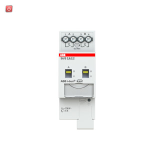 ABB2CDG110253R0011 / SA/S2.6.2.2 Schaltaktor, 2fach, 6 A, REG / EAN 4016779066716
