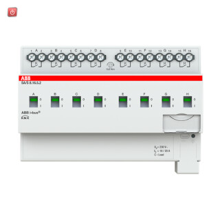 ABB2CDG110267R0011 / SA/S8.16.5.2 Schaltaktor, 8fach, 16 A, C-Last, REG / EAN 4016779066495