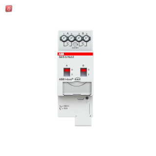 ABB2CDG110261R0011 / SA/S2.16.2.2 Schaltaktor, 2fach, 16 A, REG / EAN 4016779066631