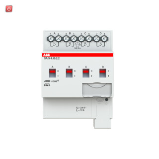 ABB2CDG110258R0011 / SA/S4.10.2.2 Schaltaktor, 4fach, 10 A, REG / EAN 4016779066570