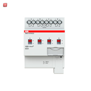 ABB2CDG110262R0011 / SA/S4.16.2.2 Schaltaktor, 4fach, 16 A, REG / EAN 4016779066655