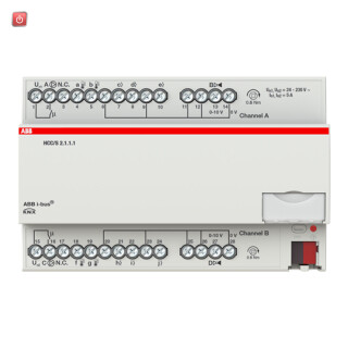 ABB2CDG110218R0011 / HCC/S2.1.1.1 Heiz-/Kühlkreis Controller, 2fach, 0-10 V, REG / EAN 4016779011617