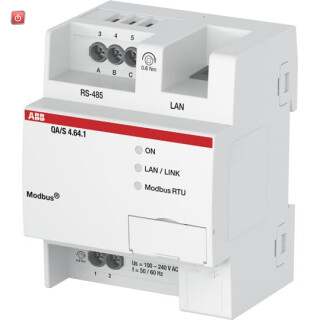 ABB2CDG110229R0011 / QA/S4.64.1 Energie Analyzer, Modbus RTU, 64 Teilnehmer, REG / EAN 4016779997782