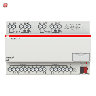 ABB2CDG110220R0011 / HCC/S2.2.1.1 Heiz-/Kühlkreis Controller, 2fach, 3-Punkt, REG / EAN 4016779011631