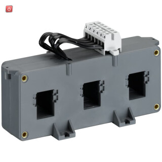 ABB1SAJ929500R0185 / 3-Phasen Stromwandler 185R/4 Empf. Nennstrombereich 60 ... 185A / EAN 4013614482113