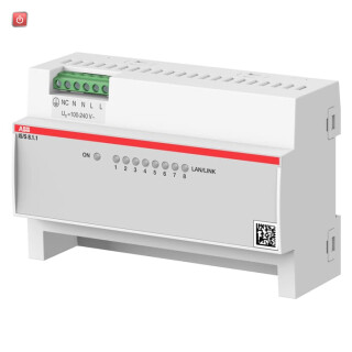 ABB2CDG120082R0011 / IS/S8.1.1 IP Switch, 8 Ports, Fast Ethernet, REG / EAN 4053546045512