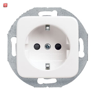 B&J2CKA002011A2183 / SCHUKO® Steckdosen-Einsatz mit rundem Tragring / EAN 4011395470305