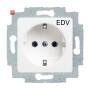B&J2CKA002011A2902 / SCHUKO® Steckdosen-Einsatz mit Aufdruck "EDV" / EAN 4011395567906