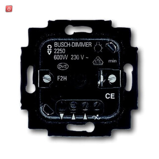 B&J2CKA006515A0704 / Busch-Drehdimmer UP, R, 60-600 W / EAN 4011395365205