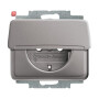 B&J2CKA002018A0695 / SCHUKO® Steckdosen-Einsatz mit Klappdeckel / EAN 4011395218402